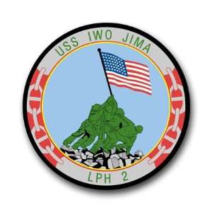  US Navy Ship USS Iwo Jima LPH 2 Decal Sticker 3.8 