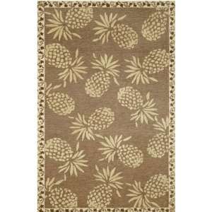  Cargo Pineapple Neutral Outdoor Patio Furniture Rug 42 X 