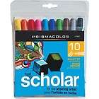 PRISMACOLOR Markers Set of 10 SCHOLAR Bullet Tip NEW Ar