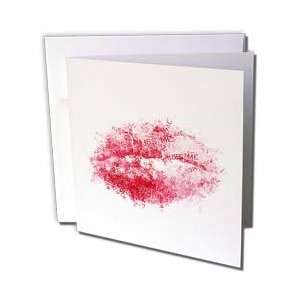  Boehm Graphics Typography   Kiss Me Lips   Greeting Cards 