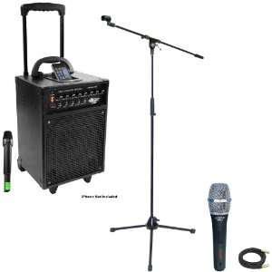   Microphone Stand w/Boom   PPMCL50 50ft. Symmetric Microphone Cable XLR