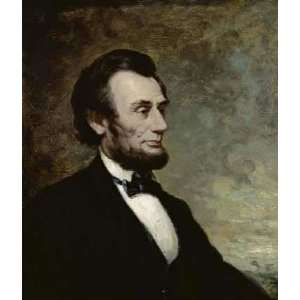  Abraham Lincoln George Henry Story. 17.75 inches by 20.00 