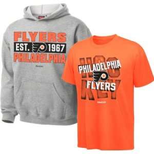  Philadelphia Flyers Youth T Shirt & Hooded Sweatshirt 
