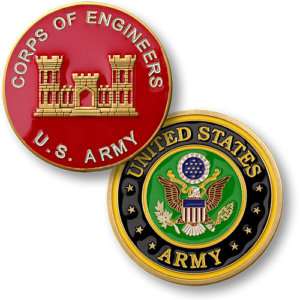 ARMY CORPS OF ENGINEERS NEW CHALLENGE COIN ARMY  