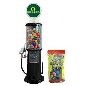  Oregon Ducks NCAA Black Retro Gas Pump Gumball Machine 