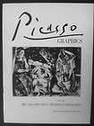 PICASSO GRAPHICS FROM THE MR. AND MRS. FRED GRUNWALD COLLECTION 1962 