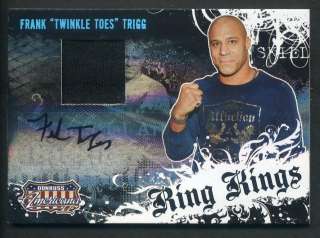 2008 Donruss Americana Ring Kings Frank Trigg Relic Auto Certified 