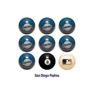  San Diego Padres MLB Licensed Billiards Ball Set of 9 (7 