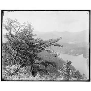   Lake,Chimney Top from Bald Face,Sapphire,N.C.