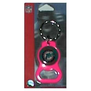  Miami Dolphins Pink Bottle Opener Key Ring Sports 