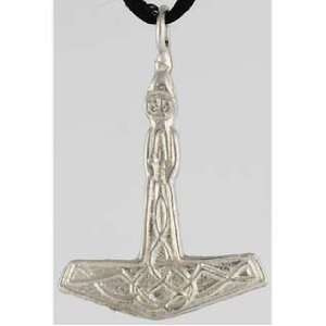 Bindrune Norse Thor`s Hammer Necklace 