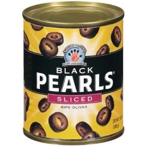 Musco Family Black Pearls Sliced Ripe Olives 38 oz   24 Pack  