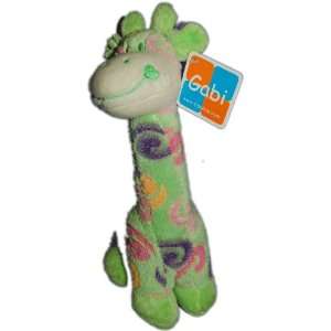  Green Plush Gigi Giraffe 11 Smoothie Toys & Games