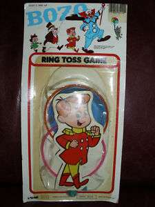 Vintage Bozo Ring Toss Game Larami Bozo Cartoons MOC 84  