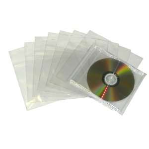  25 Polyclear Resealable Plastic CD Sleeves #CDSB02RSSL 