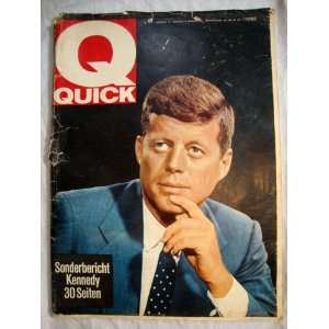  December 8, 1963 No. 49 John F. Kennedy Q Quick Magazine Books