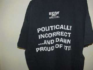 2XL Original ECW Extreme Championship Wrestling t shirt  