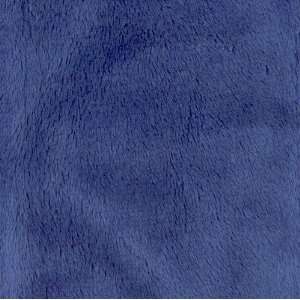  58 Wide Minky Micro Plush True Blue Fabric By The Yard 