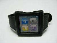 new Black Armband Watchband Case for iPod Nano 6th Gen 6G 6 free 