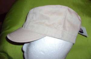 FITTED MILITARY CAP FLAT TOP CADET HAT ARMY khaki SMLXL  