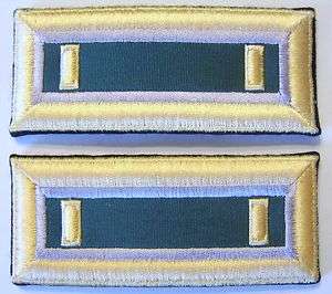 ARMY SHOULDER BOARDS PSYCHOLOGICAL OPERATIONS 2nd LT PAIR MALE  