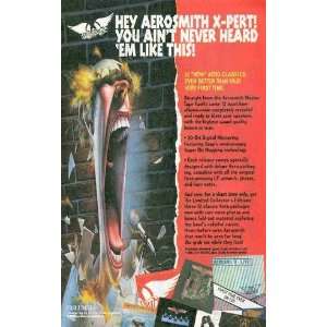  Aerosmith Hey Aerosmith X Pert Great Original Print Ad 