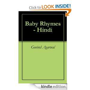 Baby Rhymes   Hindi Neeru Mittal, Govind Agarwal  Kindle 