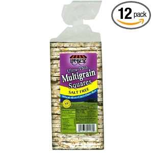 Paskesz Multigrain Square No Salt, 4.9 Ounce Packages (Pack of 12 