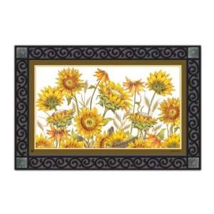 Magnet Works, Ltd. Summer Sunflowers MatMate, Die sublimated Doormat 