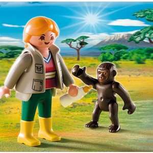  Playmobil Zookeeper with Baby Gorilla 4757 Toys & Games