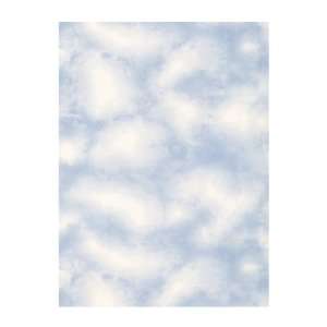 York Wallcoverings MY1908 Lake Forest Lodge Cloud Wallpaper, Blue
