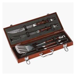  Picnic Plus PSM 206RW Wooden 4 Piece Chairman Barbecue 
