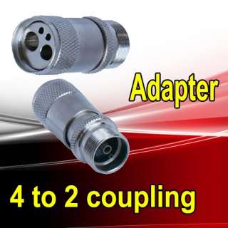 as the pictures show this adapter change the 4 holes to 2 hloes