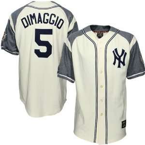  Majestic New York Yankees #5 Joe DiMaggio Natural Sandlot 