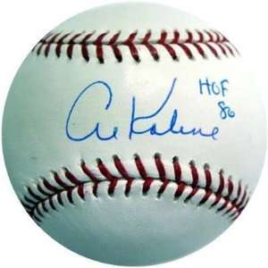  Signed Al Kaline Ball   inscribed HOF 80 Sports 