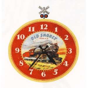  Old Smokey Train Wall Clock