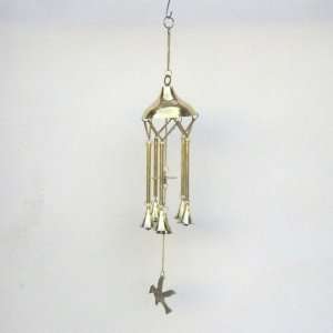   HANDTOOLED HANDCRAFTED BRASS TUBE BELL CHIMES