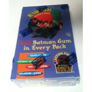   Batman & Robin Action Packs Trading Cards Box  48 Count Toys & Games