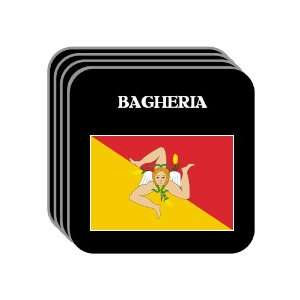   Region, Sicily (Sicilia)   BAGHERIA Set of 4 Mini Mousepad Coasters