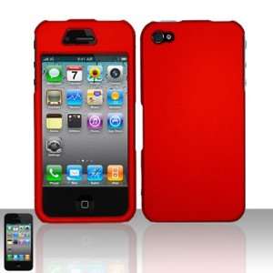  iPhone 4 (AT&T Verizon) Rubberized Case Cover Protector 