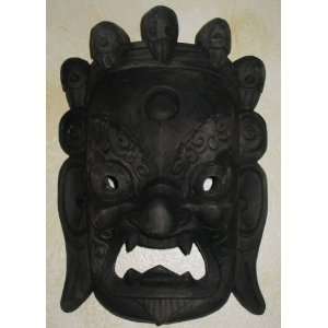  Tibetan Mahakala Wood Mask 