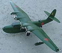 ANT 44 Tupolev Recon Bombing Airplane Wood Model Big  
