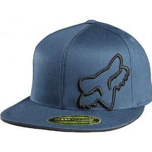   Racing Caliber 210 Fitted Hat by Flexfit Sulphur Blue S/M 6 7/8 7 1/4
