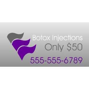 3x6 Vinyl Banner   Botox Injections 