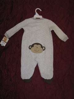 Baby boy New one piece outfit by Carters easy entry sleep and play 