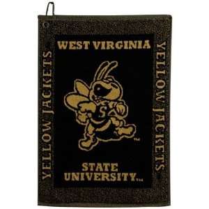   State Yellow Jackets Woven Jacquard Golf Towel