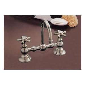  8 Columbia Faucet Set with Five Point Handles   Supercoat 