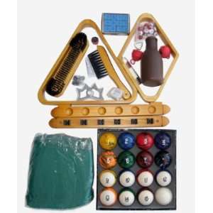  Pool Table Accessory Kit W Tech Style Balls