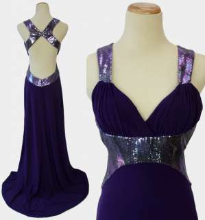   140 Purle Women Prom Homecoming Ball Evening Formal Dress NWT  