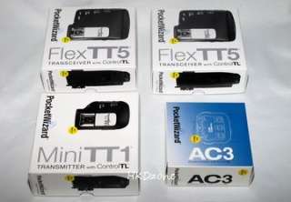   2x FlexTT5 + MiniTT1 + AC3 for Nikon Flex TT5 Mini TT1 CE ver.  